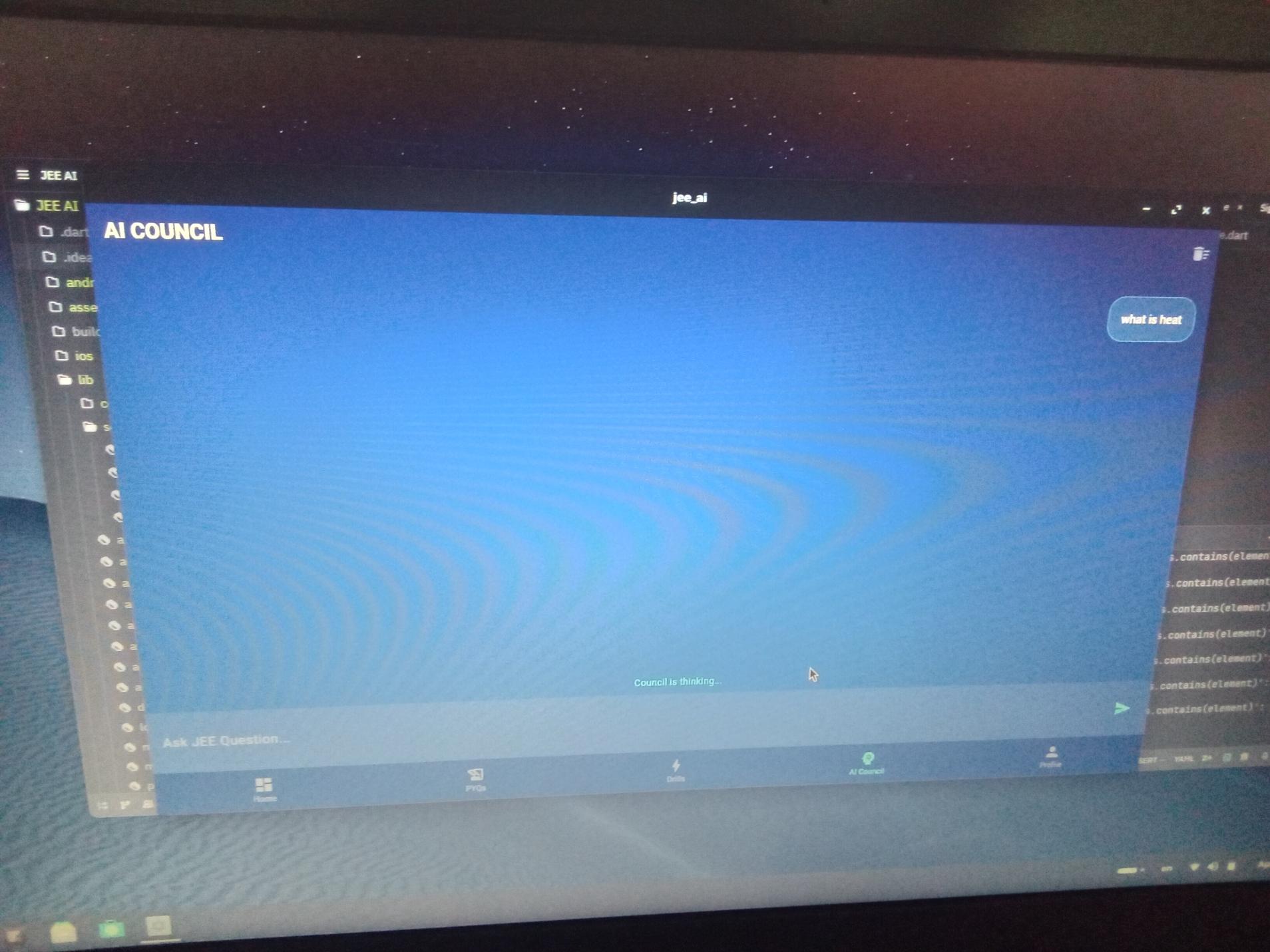 Dashboard showing slow response and loading delay
